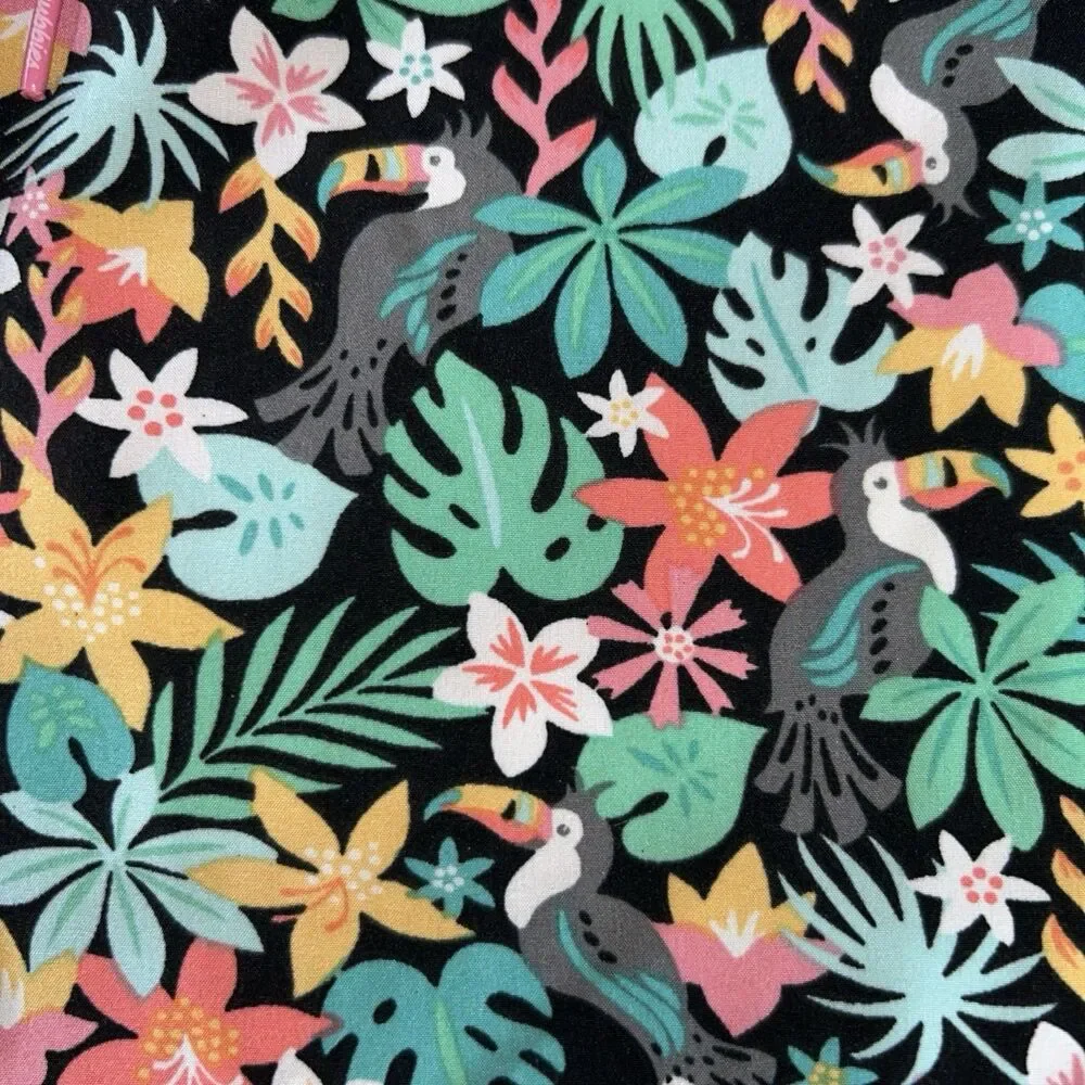 Chubbies The Bloomerangs Boys Medium Swim Trunks Midnight Flowers Tuscan Palm